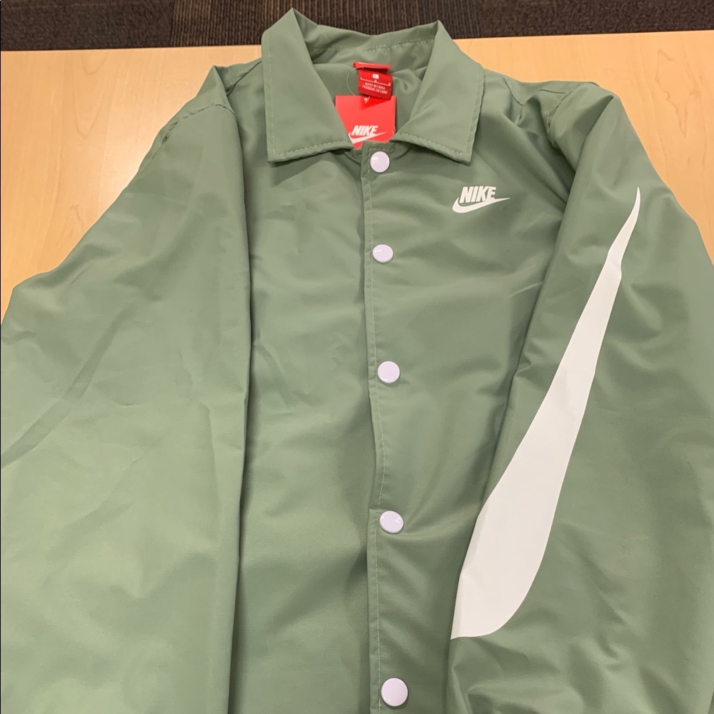 Nike Coaches Jacket Green